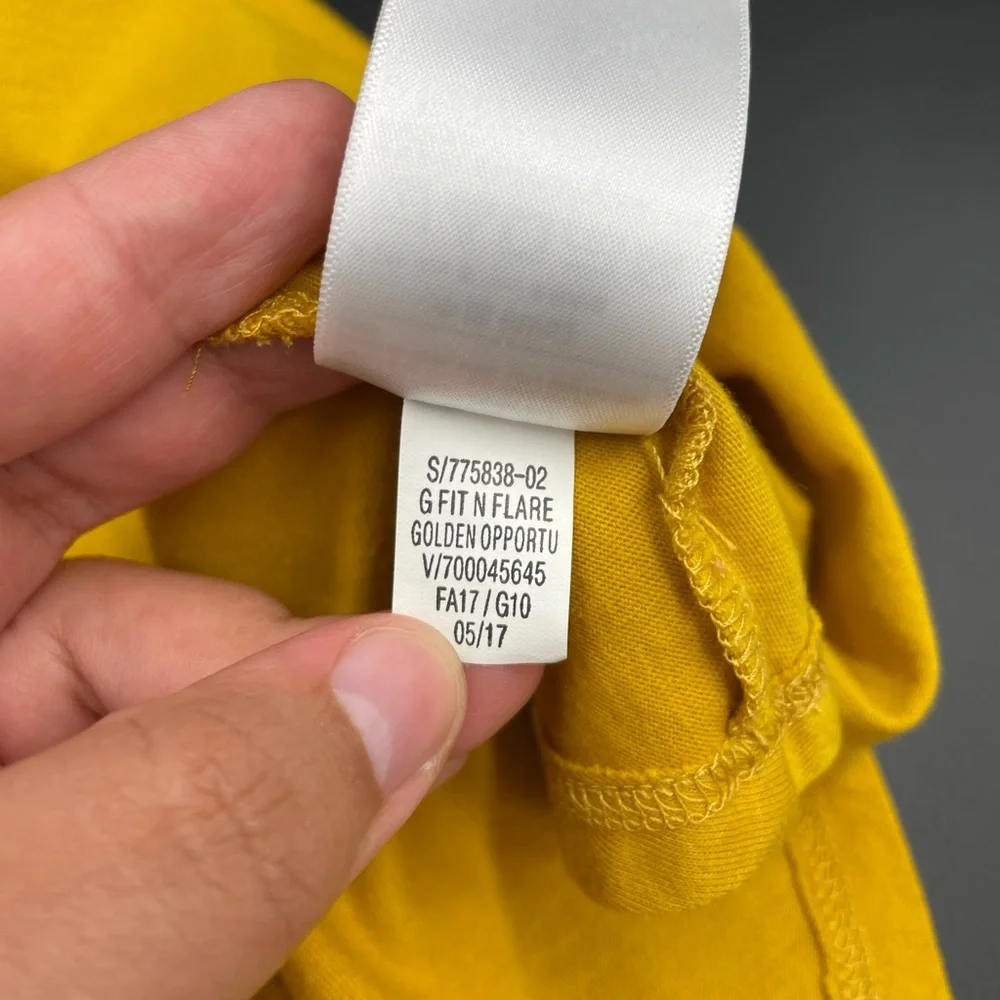 Old Navy 3T girls mustard yellow flow dress